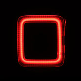 18-25 Jeep Wrangler JL NOVA-Series Prismatic LED Tail Lights Black-Red | AlphaRex