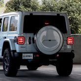 18-25 Jeep Wrangler JL NOVA-Series Prismatic LED Tail Lights Black-Red | AlphaRex