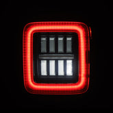 18-25 Jeep Wrangler JL NOVA-Series Prismatic LED Tail Lights Black-Red | AlphaRex