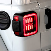 18-25 Jeep Wrangler JL NOVA-Series Prismatic LED Tail Lights Clear | AlphaRex