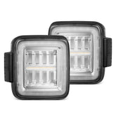 18-25 Jeep Wrangler JL NOVA-Series Prismatic LED Tail Lights Clear | AlphaRex