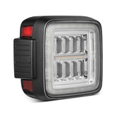 18-25 Jeep Wrangler JL NOVA-Series Prismatic LED Tail Lights Clear | AlphaRex