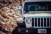 18-25 Jeep Wrangler JL/Gladiator JT NOVA-Series LED Projector Headlights Alpha-black | AlphaRex