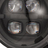 18-25 Jeep Wrangler JL/Gladiator JT NOVA-Series LED Projector Headlights Alpha-black | AlphaRex