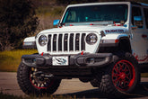 18-25 Jeep Wrangler JL/Gladiator JT NOVA-Series LED Projector Headlights Alpha-black | AlphaRex