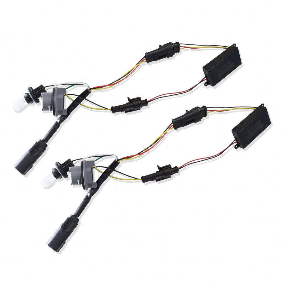19-22 Ram 2500/3500 Stock Halogen Tail Lights To AlphaRex 09-18 Ram PRO-Series Tail lights Converters | AlphaRex