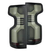19-25 Chevrolet Silverado 1500 / 20-25 Silverado 2500HD/3500HD LUXX-Series LED Tail Lights Black | AlphaRex