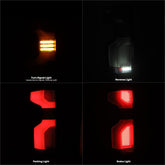19-25 Chevrolet Silverado 1500 / 20-25 Silverado 2500HD/3500HD LUXX-Series LED Tail Lights Black | AlphaRex