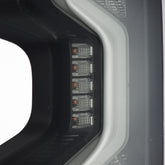 19-25 Chevrolet Silverado 1500 / 20-25 Silverado 2500HD/3500HD PRO-Series LED Tail Lights Jet Black | AlphaRex