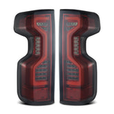 19-25 Chevrolet Silverado 1500 / 20-25 Silverado 2500HD/3500HD PRO-Series LED Tail Lights Red Smoke | AlphaRex