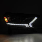 19-23 Ford Ranger PRO-Series Halogen Projector Headlights Alpha-Black | AlphaRex