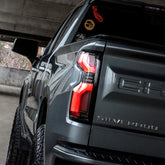 19-25 Chevrolet Silverado 1500 / 20-25 Silverado 2500HD/3500HD LUXX-Series LED Tail Lights Alpha-Black | AlphaRex