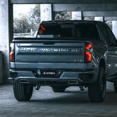 19-25 Chevrolet Silverado 1500 / 20-25 Silverado 2500HD/3500HD LUXX-Series LED Tail Lights Black | AlphaRex