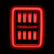 19-25 Jeep Gladiator JT NOVA-Series Prismatic LED Tail Lights Black-Red | AlphaRex