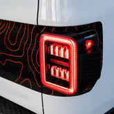 19-25 Jeep Gladiator JT NOVA-Series Prismatic LED Tail Lights Chrome | AlphaRex