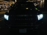 19-24 Ram 1500 LUXX-Series LED Projector Headlights Jet Black | AlphaRex