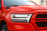 19-24 Ram 1500 NOVA-Series LED Projector Headlights Chrome | AlphaRex