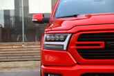 19-24 Ram 1500 NOVA-Series LED Projector Headlights Jet Black | AlphaRex