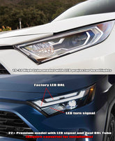 19-25 Toyota RAV4 (High Trim) NOVA-Series LED Projector Headlights Black | AlphaRex
