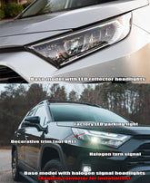 19-25 Toyota RAV4 (Low Trim) NOVA-Series LED Projector Headlights Alpha-Black | AlphaRex