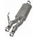 MagnaFlow D-Fit Series Performance Exhaust Muffler Replacement Kit Direct-Fit with Muffler