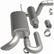 MagnaFlow® 2018-2026 Jeep Wrangler 2.0L | 2018-2026 Jeep Wrangler 3.6L Overland Series™ Axle Back Performance Exhaust System 19620