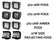 Low Profile Ditch Light Brackets Kit For 2003-2009 Toyota 4Runner