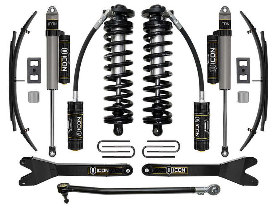 ICON 2023-2025 Ford F-250/F-350 Super Duty 4WD, 2.5-3" Lift, Stage 3 Coilover Conversion System w/ Radius Arms & Expansion Packs for Ford Super Duty