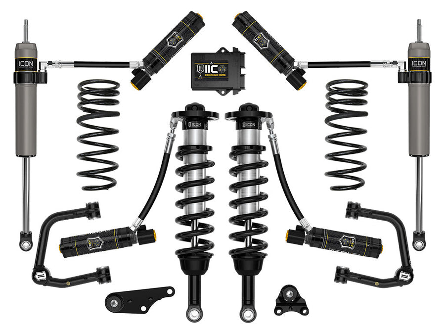 ICON 2024-2025 Toyota Tacoma 1.25-3" Lift, Stage 6 Suspension System, Tubular, Triple Rate Rear Springs for Toyota Tacoma