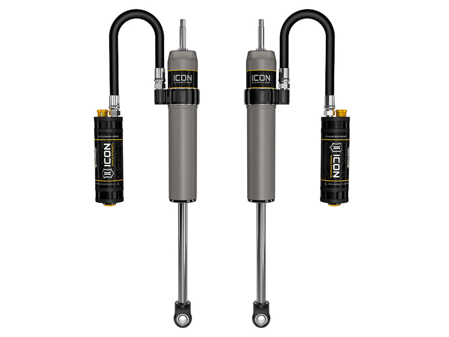 ICON 2022-2026 Toyota Tundra, 3-3.5" Lift, Rear, V.S. 2.5 Aluminum Series Shock Absorbers, Remote Reservoir w/ CDCV, Pair for Toyota Tundra