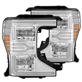 20-22 Ford Super Duty NOVA-Series LED Projector Headlights Chrome | AlphaRex