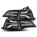 20-24 Tesla Model Y / 22-23 Model 3 (With Stock Amber Turn Signal) PRO-Series LED Tail Lights Jet Black | AlphaRex