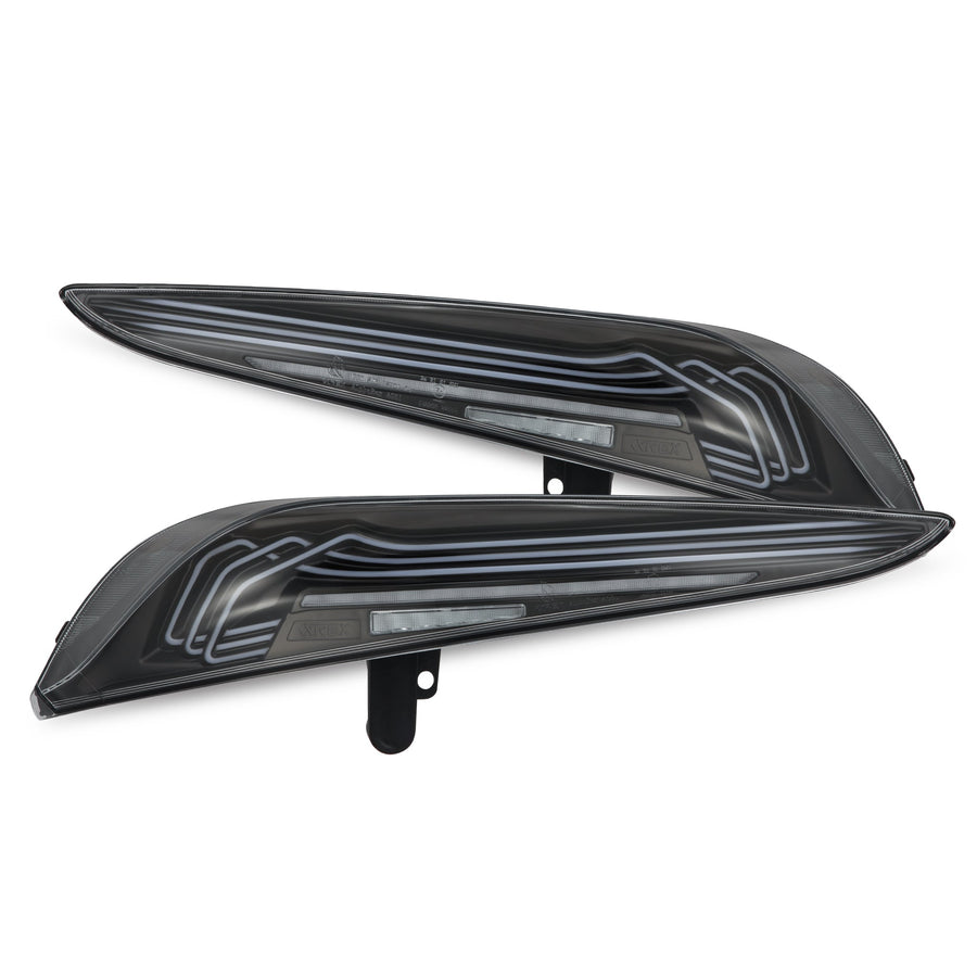 20-25 Toyota Supra CSL Laser Style LUXX-Series LED Tail Lights - Black | AlphaRex