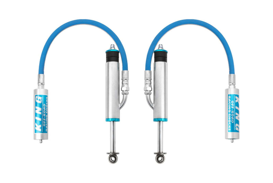 King Shocks 2.0 Performance w/ Remote Reservoir Shocks Front Pair for 1991-2000 Mitsubishi Montero 4WD RWD