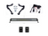 32" Lower Bumper Hidden LED Light Bar Brackets Kit For 2014-2021 Toyota Tundra