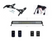 32" Lower Bumper Hidden LED Light Bar Kit Fits 2016-2023 Toyota Tacoma