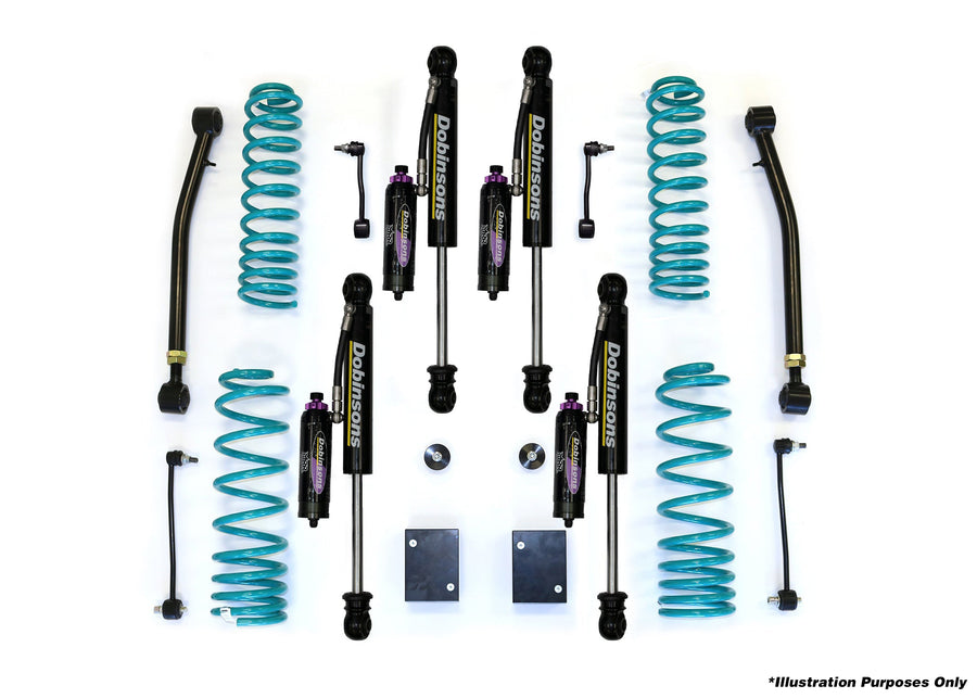 Dobinsons 3-3.5″ MRR 3-Way Adjustable Suspension Lift Kit Jeep Gladiator JT for Jeep Gladiator