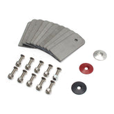 Camburg Engineering Gold Fender Washer (10 Pack) (Aluminum Washer, Bolt, Body Clip, 1/8" Tab) CAM-040118