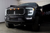21-23 Ford F150 / 21-23 Ford F150 Raptor LUXX-Series LED Projector Headlights Alpha-Black | AlphaRex