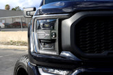 21-23 Ford F150 / 21-23 Ford F150 Raptor LUXX-Series LED Projector Headlights Black | AlphaRex