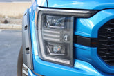 21-23 Ford F150 PRO-Series Halogen Projector Headlights Black | AlphaRex