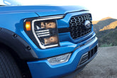 21-23 Ford F150 PRO-Series Halogen Projector Headlights Black | AlphaRex