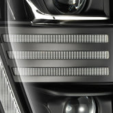 21-23 Ford F150 PRO-Series Halogen Projector Headlights Black | AlphaRex