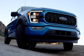 21-23 Ford F150 PRO-Series Halogen Projector Headlights Black | AlphaRex