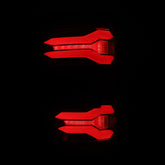21-23 Ford F150 (with BLIS) LUXX-Series LED Tail Lights Black-Red | AlphaRex