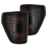 21-23 Ford F150 (with BLIS) LUXX-Series LED Tail Lights Black-Red | AlphaRex