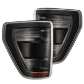 21-23 Ford F150 (wth BLIS) LUXX-Series LED Tail Lights Alpha-Black | AlphaRex