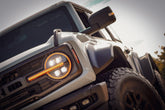 21-25 Ford Bronco / 22-25 Bronco Raptor NOVA-Series LED Projector Headlights Black | AlphaRex