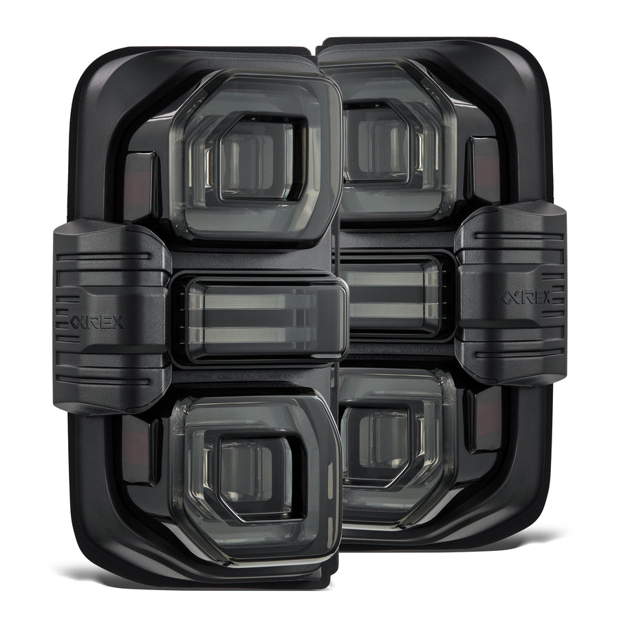 21-25 Ford Bronco NOVA-Series Prismatic LED Tail Lights Alpha-Black | AlphaRex