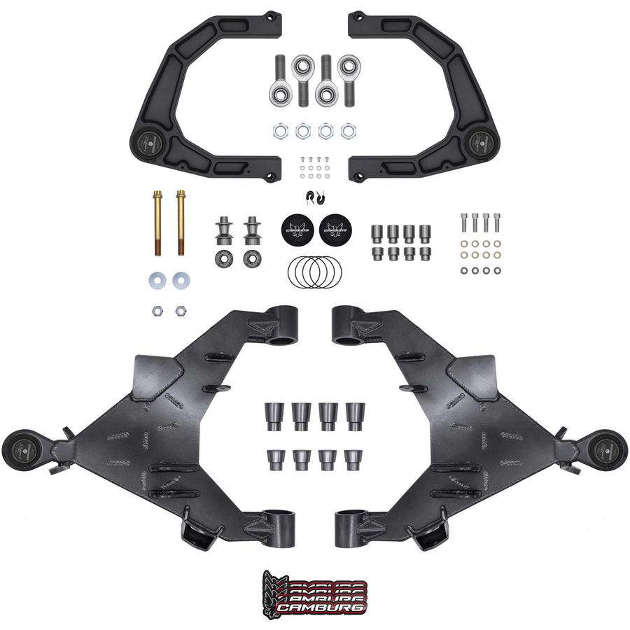 Camburg Engineering 2WD/4WD 2022-2024 Toyota Tundra Gray KINETIK Uniball Trail Series Long Travel Kit CAM-310217-K-GRY for the Toyota Tundra